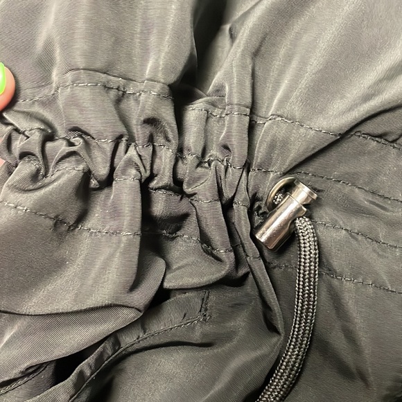 NWT Zyia Black Hooded Drawstring Jacket Size Small - Picture 5 of 6